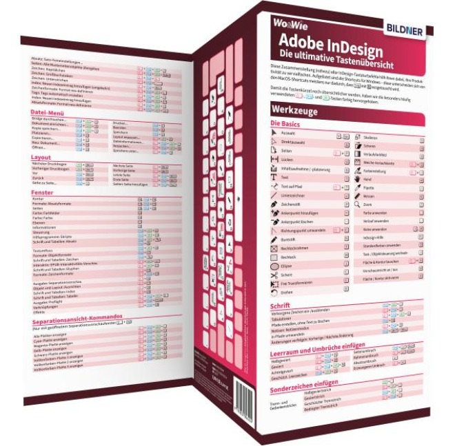 InDesign - Die ultimative Tastenübersicht (für die Version CC = Creative Cloud) - Aaron Kübler