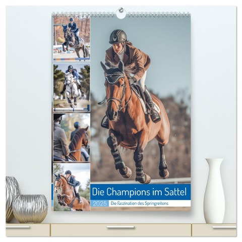 Die Champions im Sattel (hochwertiger Premium Wandkalender 2025 DIN A2 hoch), Kunstdruck in Hochglanz - Steffen Gierok-Latniak