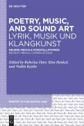 Cover-Bild zum Titel 'Poetry, Music, and Sound Art / Lyrik, Musik und Klangkunst' von ''