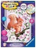 Ravensburger Malen nach Zahlen 20064 - Neugieriges Eichhörnchen - Kinder ab 9 Jahren - 