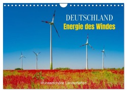 Cover-Bild zum Titel 'Deutschland, Energie des Windes: wunderschöne Landschaften (Wandkalender 2026 DIN A4 quer), CALVENDO Monatskalender' von 'Oleg Senkov'