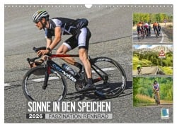 Cover-Bild zum Titel 'Sonne in den Speichen - Faszination Rennrad (Wandkalender 2026 DIN A3 quer), CALVENDO Monatskalender' von 'Calvendo Calvendo'