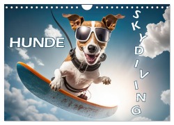Cover-Bild zum Titel 'Hunde Skydiving (Wandkalender 2026 DIN A4 quer), CALVENDO Monatskalender' von 'Daniel Rohr'