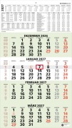 Cover-Bild zum Titel 'ZETTLER 4-Monatskalender grün Blauer Engel* 2027' von ''