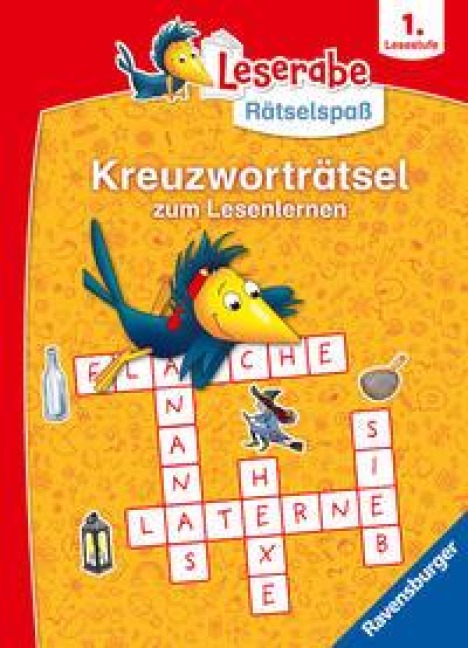 Ravensburger Leserabe Rätselspaß - Kreuzworträtsel zum Lesenlernen - 1. Lesestufe, Rätselbuch ab 6 Jahre - Martine Richter