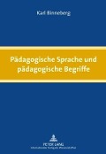 Cover-Bild zum Titel 'Pädagogische Sprache und pädagogische Begriffe' von 'Karl Binneberg'