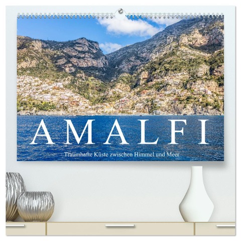 Amalfi - Traumhafte Küste zwischen Himmel und Meer (hochwertiger Premium Wandkalender 2024 DIN A2 quer), Kunstdruck in Hochglanz - Dieter Meyer