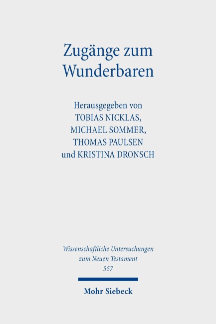 Zugänge zum Wunderbaren - 