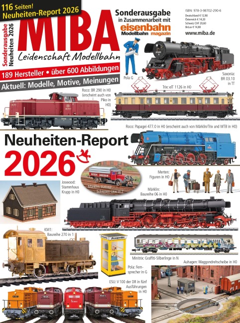 MIBA Neuheiten Report 2026 - 