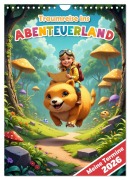 Traumreise ins Abenteuerland - Planer für Kinder (Wandkalender 2026 DIN A4 hoch), CALVENDO Monatskalender - Sebastian Lüdke