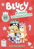 Cover-Bild zum Titel 'BLUEY - Schöne Weihnachten - Ein Malbuch' von ''