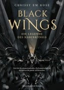 Cover-Bild zum Titel 'Black Wings - Die Legende des Rabenkönigs' von 'Chrissy Em Rose'