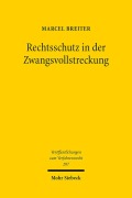 Cover-Bild zum Titel 'Rechtsschutz in der Zwangsvollstreckung' von 'Marcel Breiter'