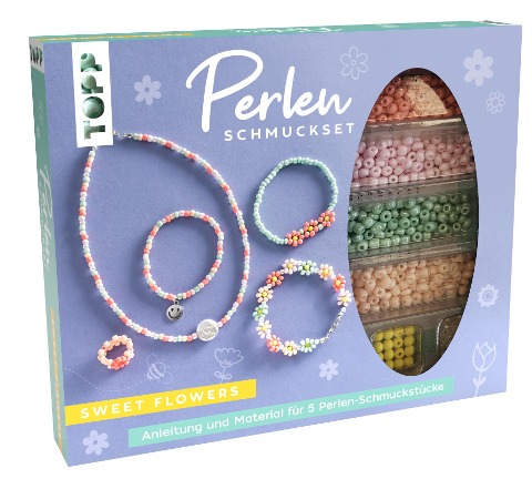 Perlen-Schmuckset - Sweet Flowers - Frechverlag