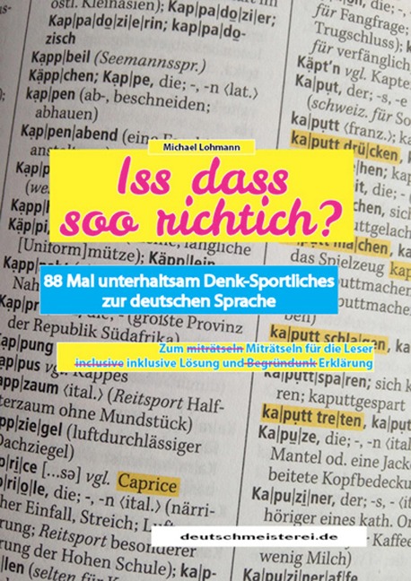 Iss dass soo richtich? - Michael Lohmann