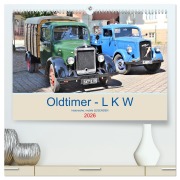 Cover-Bild zum Titel 'Oldtimer - L K W (hochwertiger Premium Wandkalender 2026 DIN A2 quer), Kunstdruck in Hochglanz' von 'Günther Klünder'