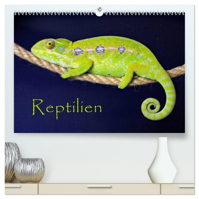 Reptilien (hochwertiger Premium Wandkalender 2026 DIN A2 quer), Kunstdruck in Hochglanz - Der Sushi