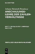 Johann Heinrich Pestalozzi: Anschauungslehre der Zahlenverhältnisse. Heft 1 - Johann Heinrich Pestalozzi