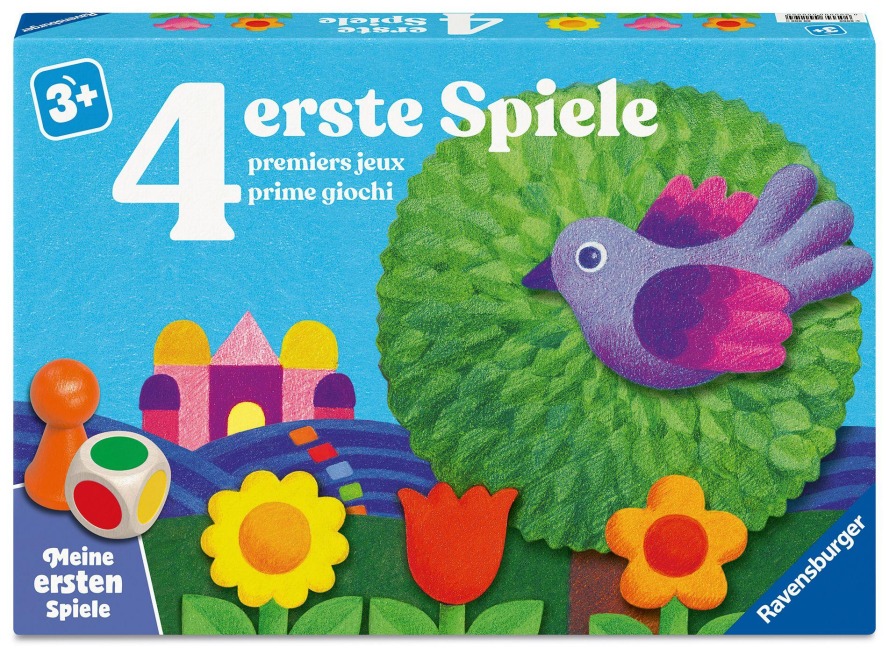 4 erste Spiele - Kinderspiel ab 3 Jahre - 
