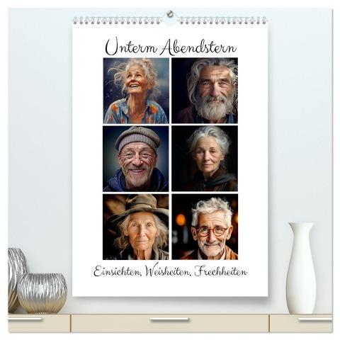 Unterm Abendstern (hochwertiger Premium Wandkalender 2025 DIN A2 hoch), Kunstdruck in Hochglanz - 