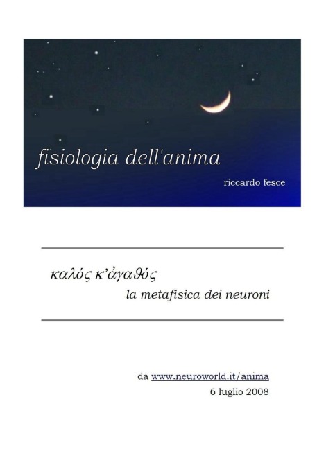 fisiologia dell'anima - Riccardo Fesce