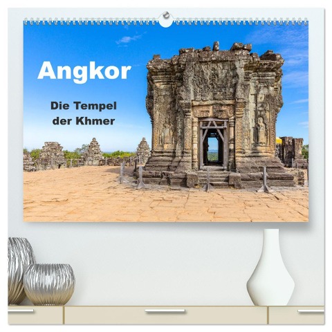 Angkor - Die Tempel der Khmer (hochwertiger Premium Wandkalender 2025 DIN A2 quer), Kunstdruck in Hochglanz - Henning Marquardt
