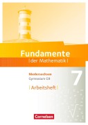 Cover-Bild zum Titel 'Fundamente der Mathematik 7. Schuljahr. Arbeitsheft mit Lösungen. Gymnasium Niedersachsen' von ''