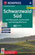 Cover-Bild zum Titel 'KOMPASS Wanderführer Schwarzwald Süd mit Naturpark, Kaiserstuhl und Markgräflerland, 60 Touren mit Extra-Tourenkarte' von 'Walter Theil'