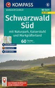 Cover-Bild zum Titel 'KOMPASS Wanderführer Schwarzwald Süd mit Naturpark, Kaiserstuhl und Markgräflerland, 60 Touren mit Extra-Tourenkarte' von 'Walter Theil'