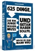 Cover-Bild zum Titel '625 Dinge, die ein Junge wissen muss und getan haben sollte, bevor er zum Mann wird' von 'Stephan Borchers'