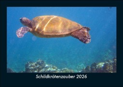 Cover-Bild zum Titel 'Schildkrötenzauber 2026 Fotokalender DIN A5' von 'Tobias Becker'