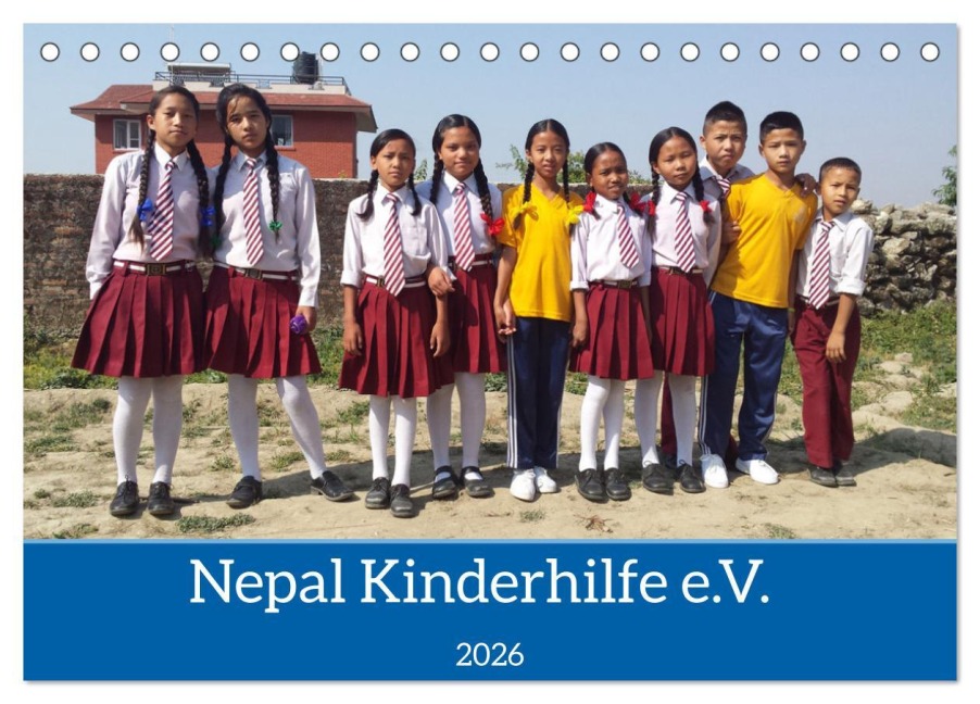 Kalender der Nepal Kinderhilfe e.V. (Tischkalender 2026 DIN A5 quer), CALVENDO Monatskalender - Nicolle Range