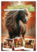 Cover-Bild zum Titel 'Gypsy Vanner Tinker - die majestätische Schönheit der Tinker-Pferde (Wandkalender 2026 DIN A2 hoch), CALVENDO Monatskalender' von 'Marco Warstat'
