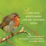 Cover-Bild zum Titel 'Liebt euch untereinander und alle Geschöpfe Gottes' von 'Gabriele'