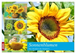 Cover-Bild zum Titel 'Sonnenblumen. Das Strahlen des Sommers (Wandkalender 2026 DIN A3 quer), CALVENDO Monatskalender' von 'Rose Hurley'