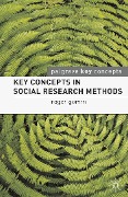 Cover-Bild zum Titel 'Key Concepts in Social Research Methods' von 'Roger Gomm'