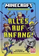 Cover-Bild zum Titel 'Minecraft Erste Leseabenteuer - Alles auf Anfang!' von 'Caleb Zane Huett, Mojang AB'