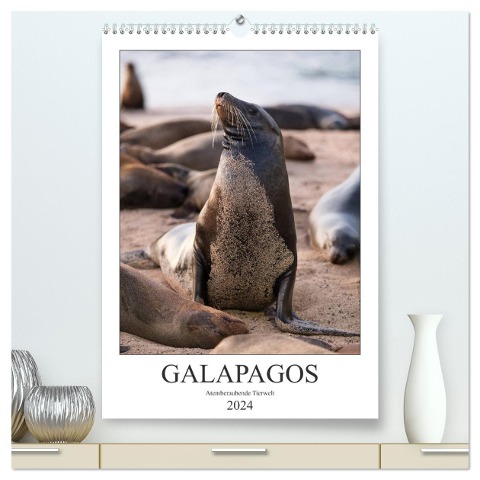Galapagos - Atemberaubende Tierwelt (hochwertiger Premium Wandkalender 2024 DIN A2 hoch), Kunstdruck in Hochglanz - Jeanette Dobrindt