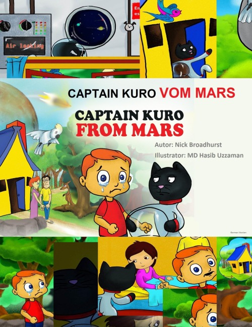 Captain Kuro Vom Mars (Captain Kuro From Mars European Language Books, #7) - Nick Broadhurst