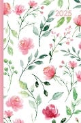 Ladytimer Mini Roses 2025 - Taschen-Kalender 8x11,5 cm - Rosen - Weekly - 144 Seiten - Notiz-Buch - Alpha Edition - 