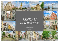 Cover-Bild zum Titel 'Lindau Bodensee Impressionen (Tischkalender 2026 DIN A5 quer), CALVENDO Monatskalender' von 'Dirk Meutzner'