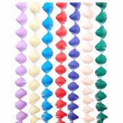 Krepp Girlanden, Magic Rainbow, FSC MIX, 7 Stk, 17,5 cm x 3 m, inkl. 2 m Kordel - 