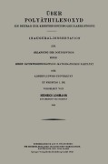 Cover-Bild zum Titel 'Über Polyäthylenoxyd' von 'Heinrich Lohmann'