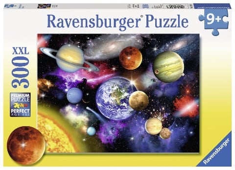 Ravensburger Kinderpuzzle - 13226 Solar System - Weltall-Puzzle für Kinder ab 9 Jahren, mit 300 Teilen im XXL-Format - 