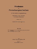 Cover-Bild zum Titel 'Mitteilungen über Forschungsarbeiten auf dem Gebiete des Ingenieurwesens' von 'Kurt Hoefer, Robert Szitnick'