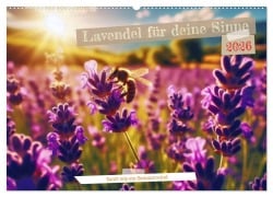 Cover-Bild zum Titel 'Lavendel für deine Sinne (Wandkalender 2026 DIN A2 quer), CALVENDO Monatskalender' von 'Torsten Irmer'