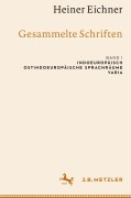 Cover-Bild zum Titel 'Heiner Eichner: Gesammelte Schriften' von 'Heiner Eichner'