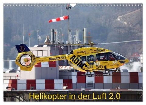 Helikopter in der Luft 2.0 (Wandkalender 2025 DIN A3 quer), CALVENDO Monatskalender - Matthias Hansen