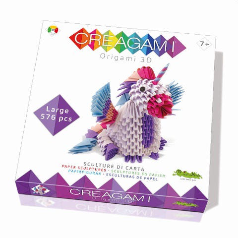 CREAGAMI - Origami 3D Einhorn 576 Teile - 