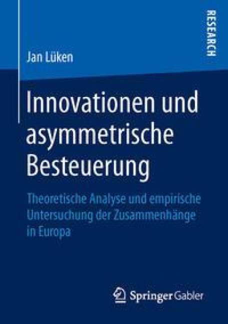 Innovationen und asymmetrische Besteuerung - Jan Lüken